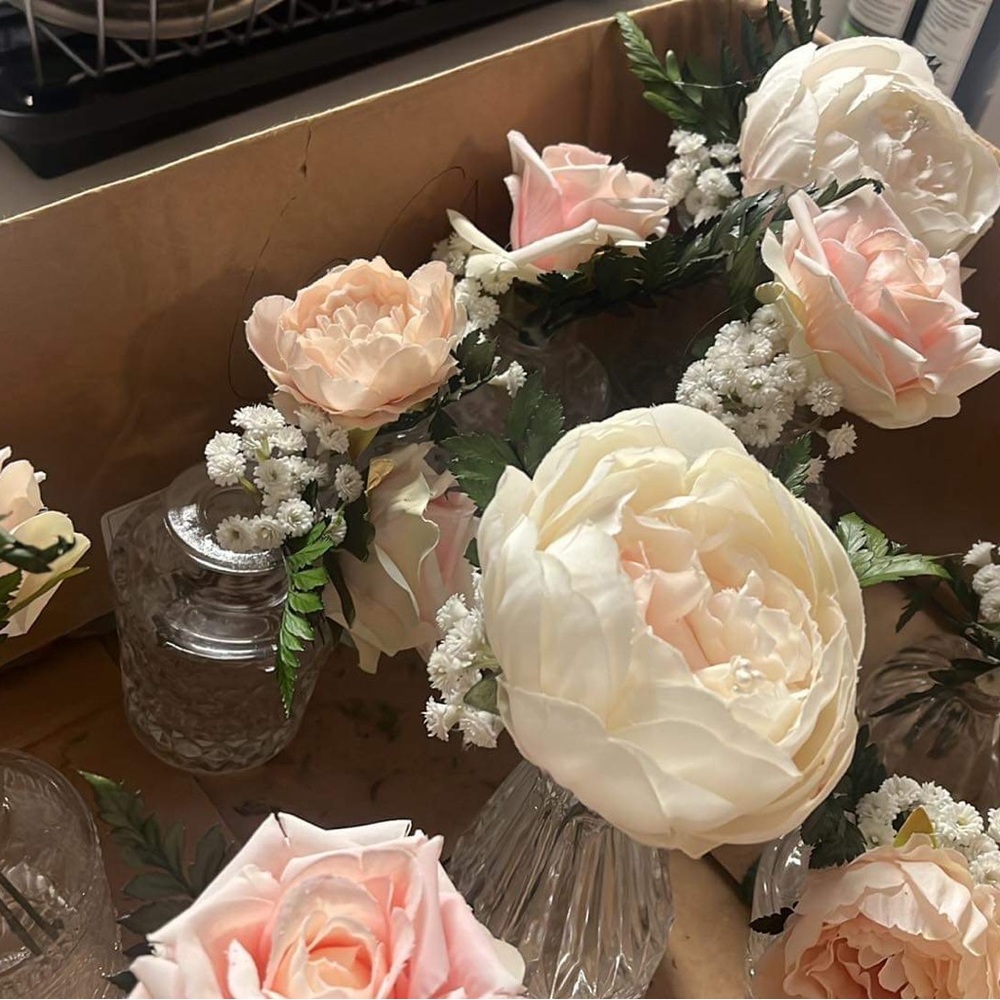 10 glass vases